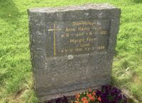 Prest Arne Havig Fayes gravminne på Asker kirkegård. Foto: Stig Rune Pedersen
