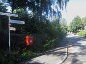 Motiv fra Arnstein Arnebergs vei i Oslo, vest for Frognerparken, hvor han har tegnet to av villaene, og bodde selv i nærheten. Foto: Stig Rune Pedersen