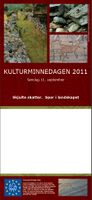 Plakaten for Kulturminnedagene 2011.