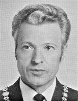 Frisørmester Arthur Thorbergsen 1970 - 1971.