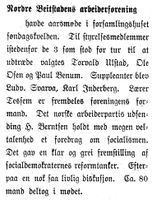 372. Artikkel om møte i Nordre Beitstadens Arbeiderforening i Mjølner 15.3.1898.jpg