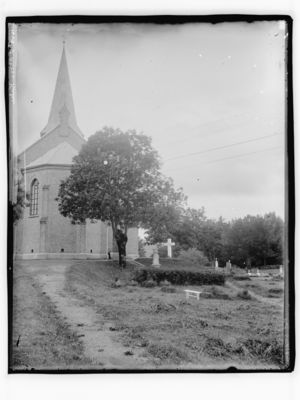 Asker kirke. Eksteriør - NB MS G4 0634.jpg
