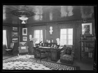 Stue på Aulestad. Foto: Ukjent/Nasjonalbiblioteket