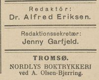 301. Avisklipp Kolofon i Nordlys 18.11.1908.jpg