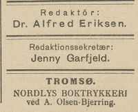 301. Avisklipp Kolofon i Nordlys 18.11.1908.jpg