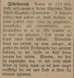 Avisklipp om brann i Blåfjell fra Tromsø Amtstidende 21.02. 1897.jpg