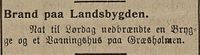 378. Avisklipp om brann på Græsholmen i Tromsøposten 11.11. 1903.jpg