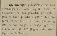 140. Avisklipp om hermetikkindustri i Stavanger i Harstad Tidende 08.10. 1900.jpg