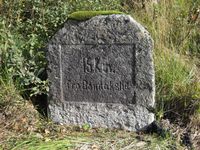 Avstandsmerke for veglengda til Bandaksli