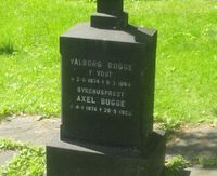 Gravminnet til sykehusprest Axel Bugge (1876-1950). Foto: Stig Rune Pedersen