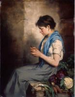 «Pike med grønnsaker» (1878). Foto: Nasjonalmuseet