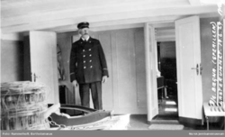 Fra lasterommet. Foto: Bartholomæus Rummelhoff (1929).