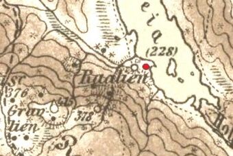 Bæreiavangen under Lier Kongsvinger kart 1887.jpg