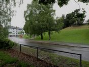 Bøgata gjennom parken. Foto: Pål Giørtz (2017).