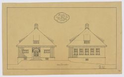 Bøhnsdalen fabrikker. Gavlfasader.