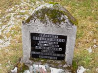 Bøssemaker Otto Alfred Andersen. Et av gravminnene som forteller om yrker.