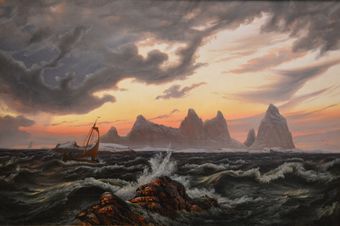 BAADE Knud 1838 Øen Trænen i Nordland.jpg