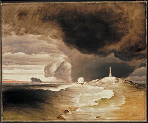 Balke Fyr på den norske kyst maleri.jpg