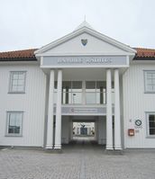 Bamble rådhus, ark. Jan Håvar Korshavn. Foto: Jan-Tore Egge (2015).