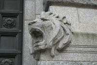 Bankplassen 4, detalj ved inngangsparti. Foto: Stig Rune Pedersen