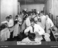 Barberskolen i Rødfyllgata 8. Foto: Ukjent (1923)