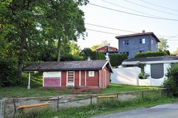 Damefallet barnepark ved Borgestadveien 2 i Oslo. Foto: Roy Olsen (2015).