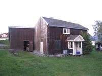 Sørfasaden mot tunet.