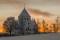 Kirka vinteren 2020. Foto: Ole-Anders Beck