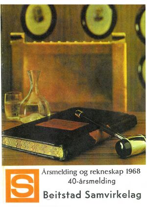 Beitstad Samvirkelag - Årsmelding og rekneskap 1968 Omslag 1.jpg