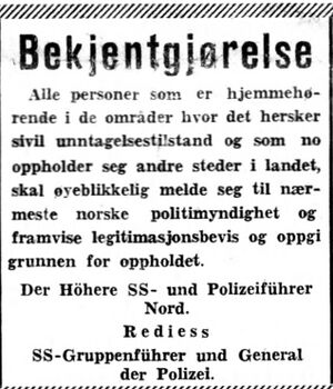 Bekjentgjørelse fra SS i Adresseavisen 8.10. 1942.jpg