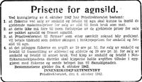317. Bekjentgjørelse om agnsildpriser i Adresseavisen 8.10. 1942.jpg