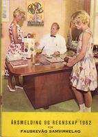 Beretning for Fauskevåg Samvirkelag 1962 forside