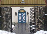 Inngangsparti, Bestum skole. Foto: Stig Rune Pedersen (2014)