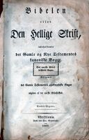 Bibel som gåve då Olav og Anne gifta seg. Foto: Olav Momrak-Haugan 2021.