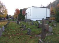 Motiv fra Bilet kirkegård, Holmestrands hovedgravlund. Foto: Stig Rune Pedersen