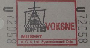 Billett Kon Tiki museet 1990.jpg