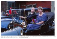 Åpningen ble foretatt av stortingsrepresentant Ingrid I Willoch, og Kåre Kjeldsberg. Foto: Svend Aage Madsen.