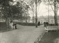 Birkelunden fotografert mellom 1900 og 1930. Foto: Ingimundur Eyolfson