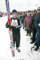 Wirkola etter sitt siste hopp. Foto: Svend Aage Madsen (2009).