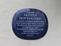 Skøyenbakken 17: Nordre Skøyen hovedgård.
