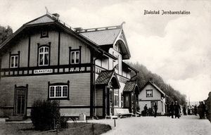 Blakstad stasjon Arendalsbanens Venner Postkort.jpg