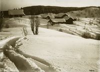 Vinterbilde. Foto: Riksantikvaren