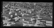 Bodø sett fra lufta på begynnelsen av 1950-tallet. Foto: Nasjonalbiblioteket