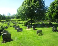 Motiv fra vestre del av Botne kirkegård. Foto: Stig Rune Pedersen