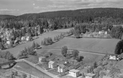 Bråte gård med Bråte bru 1960. Foto MiA.