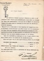 15. Brev David Hanson i Bergen til Ringnes 1926.jpg
