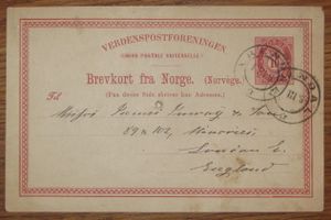 Brevkort stemplet i Arendal 1886.JPG