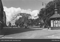 Motiv fra Briskebyveien ca. 1940. Foto: Karl Harstad