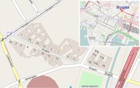 Brugata, basert på Openstreetmap, tilpassa av Bruker:Siri J.