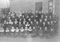 Elever ved Vestfossen Brugsskole.